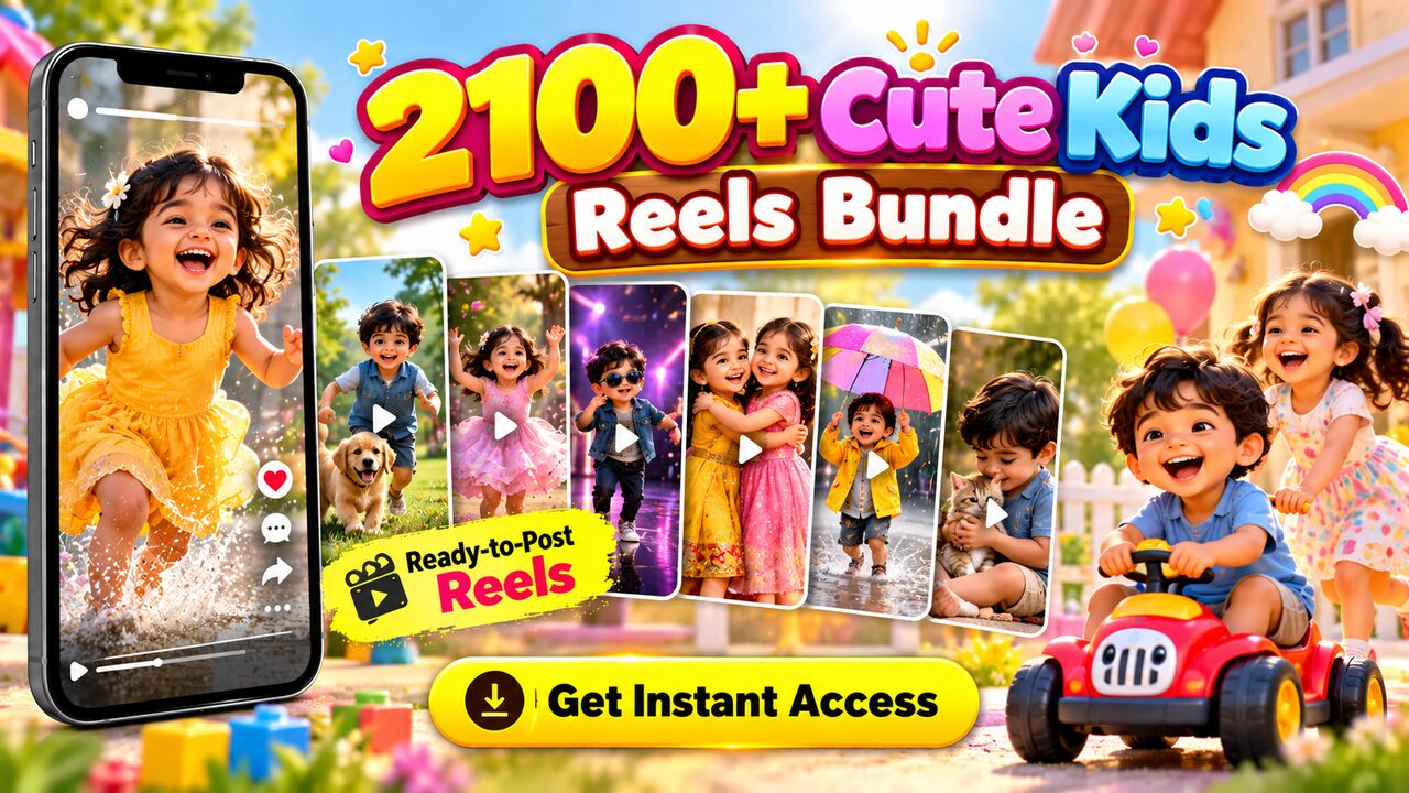 2100+ Cute Kids Reels cover